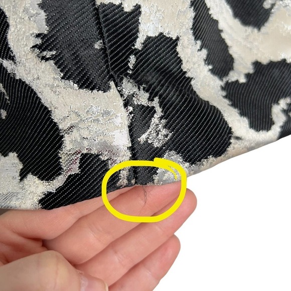 NWT Banana Republic Monogram Metallic Leopard Print Box Pleated Mini Skirt - Picture 7 of 15